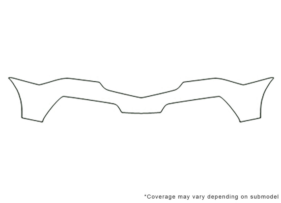 mdx 3M Clear Bra Bumper Precut PPF Diagram