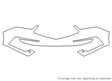 mdx 3M Clear Bra Bumper Precut PPF Diagram