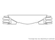 mdx 3M Clear Bra Hood Precut PPF Diagram
