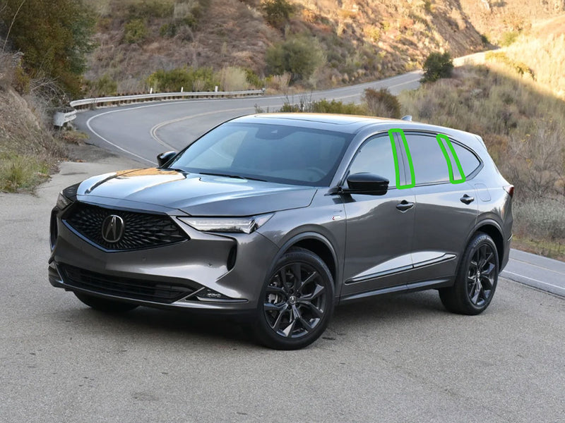 acura mdx 2022-2024 Pillar Post Trim Installation Location
