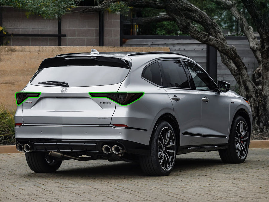 mdx Tail Light Tint Installation Points