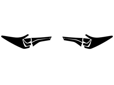 mdx Precut Tail Light Tint Diagram