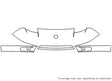 nsx Avery Dennison Clear Bra Bumper Precut PPF Diagram