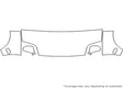 nsx Avery Dennison Clear Bra Hood Precut PPF Diagram