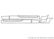 nsx 3M Clear Bra Door Cup Precut PPF Diagram