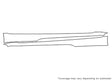 nsx 3M Clear Bra Door Cup Precut PPF Diagram