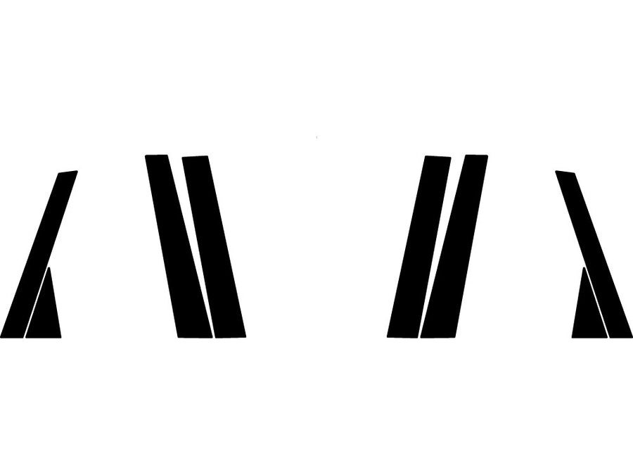acura rdx 2007-2012 Camo Pillar Trim Diagram
