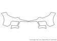 rdx Avery Dennison Clear Bra Bumper Precut PPF Diagram