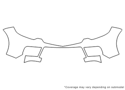 rdx Avery Dennison Clear Bra Bumper Precut PPF Diagram