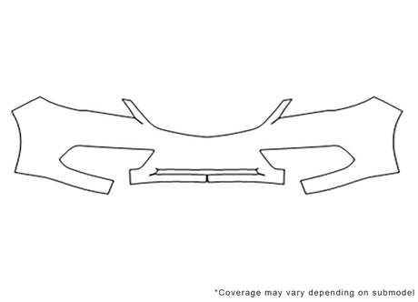 rdx Avery Dennison Clear Bra Bumper Precut PPF Diagram