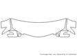 rdx 3M Clear Bra Hood Precut PPF Diagram