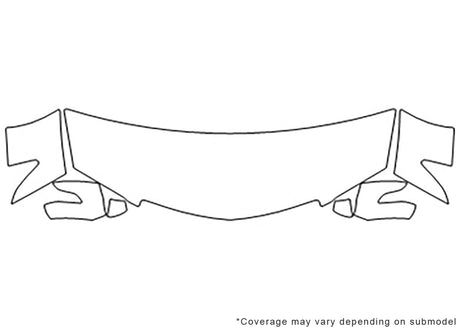 rdx Avery Dennison Clear Bra Hood Precut PPF Diagram
