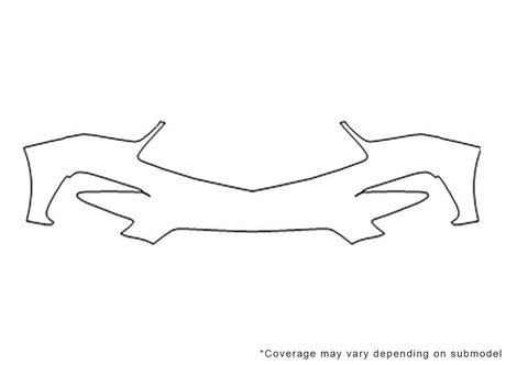 rdx 3M Clear Bra Bumper Precut PPF Diagram