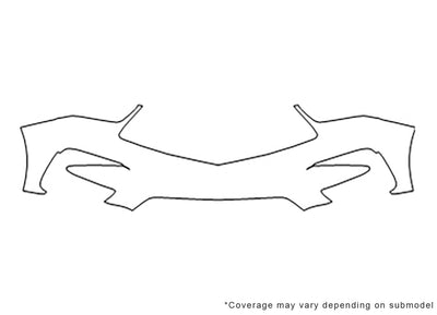 rdx Avery Dennison Clear Bra Bumper Precut PPF Diagram