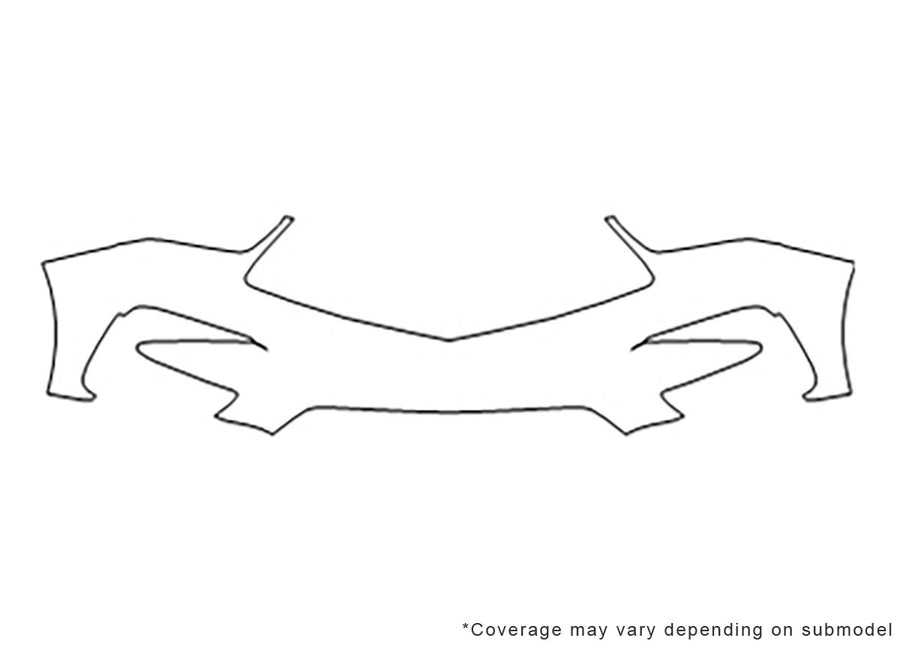 rdx Avery Dennison Clear Bra Bumper Precut PPF Diagram
