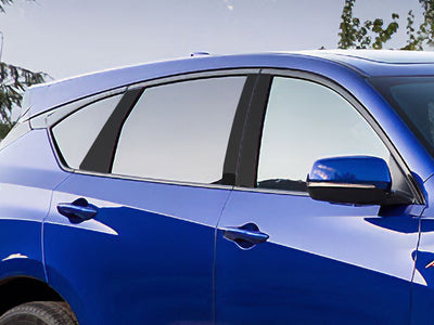 acura rdx 2019-2023 Gloss Black Pillar Cover Diagram