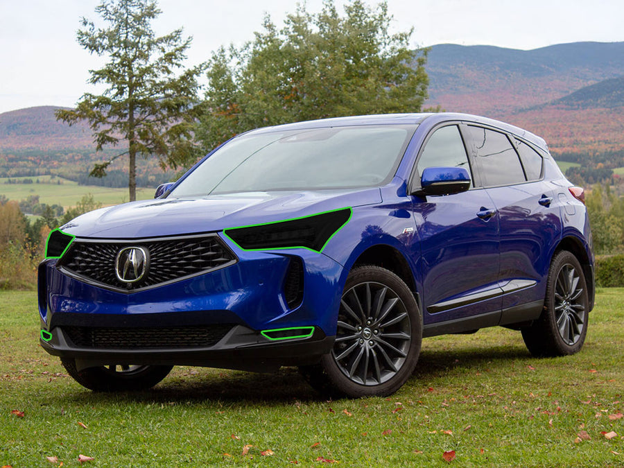 acura rdx 2019-2025 Headlight Tint Location