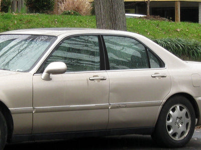 acura rl 1996-2004 Gloss Black Pillar Cover Diagram