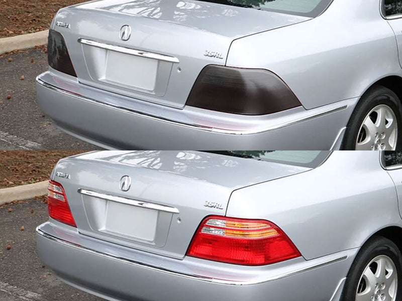 rl Before and After Smoked Taillights