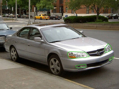 acura rl 1999-2004 Headlight Protection Installation Location