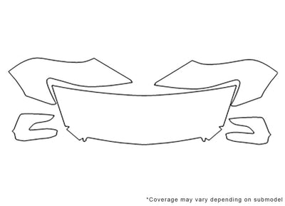 rl 3M Clear Bra Hood Precut PPF Diagram