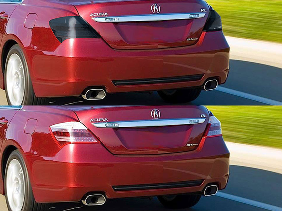 rl Before and After Smoked Taillights