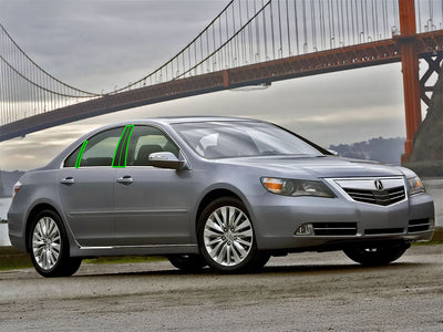 acura rl 2005-2012 Pillar Post Trim Installation Location