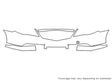 rl Avery Dennison Clear Bra Bumper Precut PPF Diagram