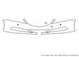 rlx Avery Dennison Clear Bra Bumper Precut PPF Diagram