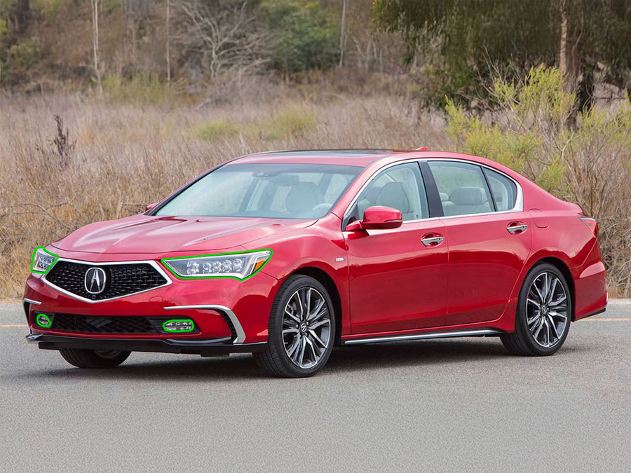 acura rlx 2018-2020 Headlight Protection Installation Location