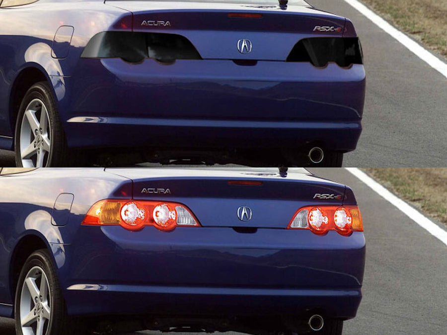 rsx Before and After Smoked Taillights