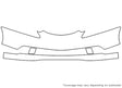 rsx Avery Dennison Clear Bra Bumper Precut PPF Diagram