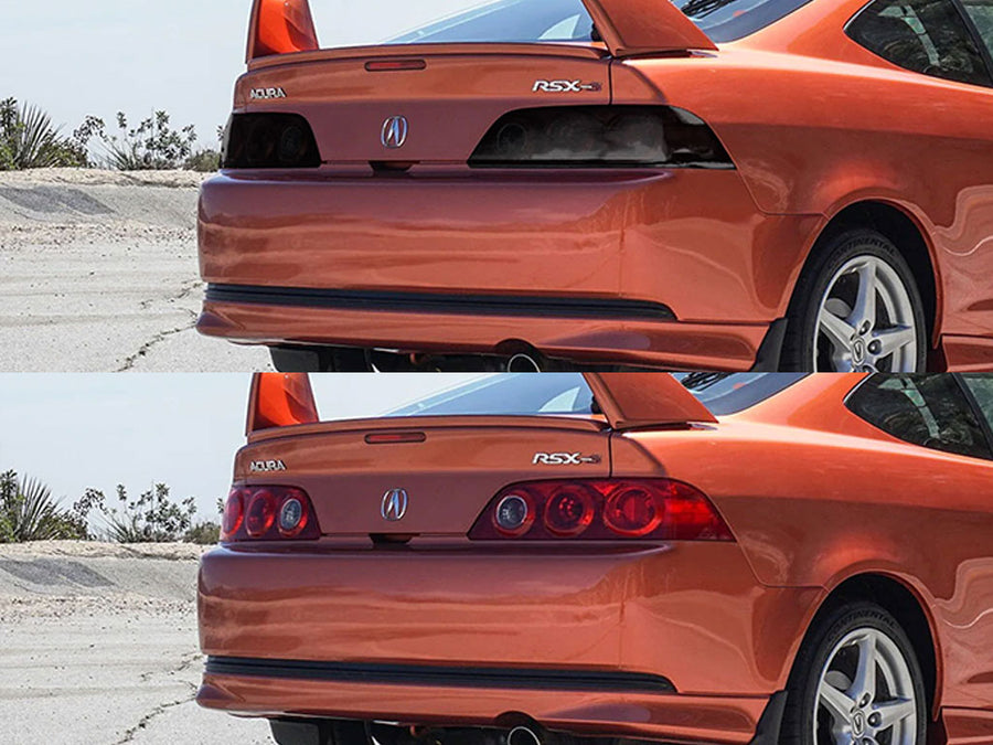 rsx Before and After Smoked Taillights