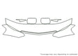 tl 3M Clear Bra Hood Precut PPF Diagram