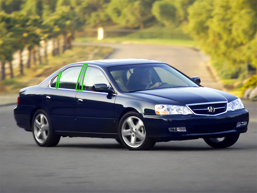 acura tl 1999-2003 Pillar Post Trim Installation Location