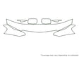 tl Avery Dennison Clear Bra Hood Precut PPF Diagram