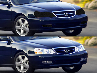acura tl 2002-2003 Headlight Tint Appearance