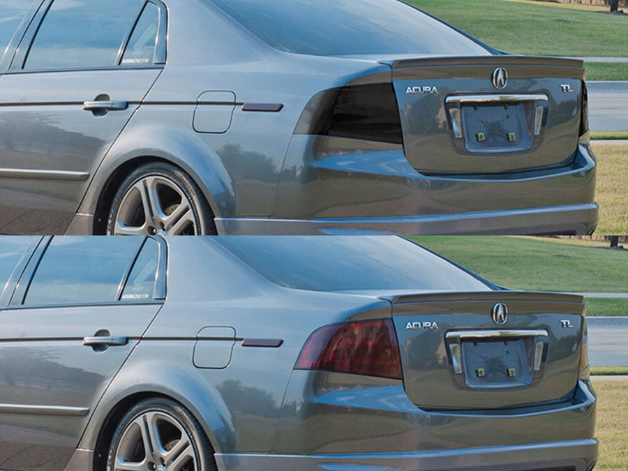 tl Before and After Smoked Taillights