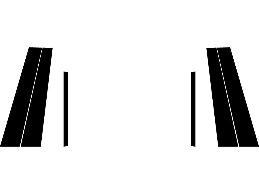 acura tl 2004-2008 Camo Pillar Trim Diagram