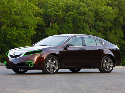 acura tl 2004-2008 Headlight Tint Location