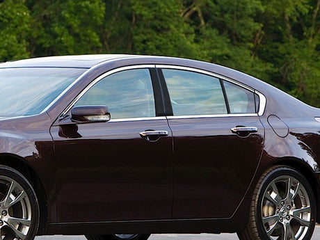 acura tl 2004-2008 Gloss Black Pillar Cover Diagram