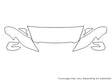 tl 3M Clear Bra Hood Precut PPF Diagram