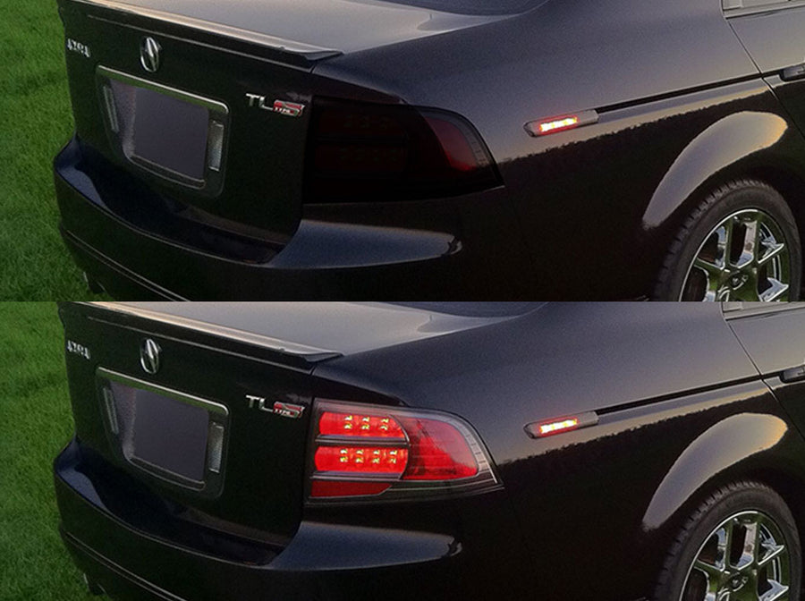 tl Before and After Smoked Taillights