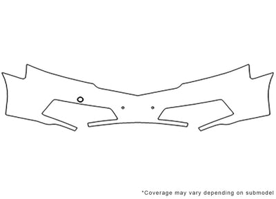 tl Avery Dennison Clear Bra Bumper Precut PPF Diagram