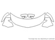 tl 3M Clear Bra Hood Precut PPF Diagram