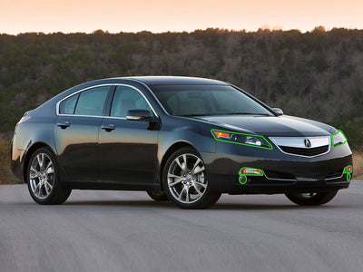 acura tl 2009-2014 Headlight Protection Installation Location