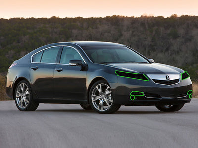acura tl 2009-2014 Headlight Tint Location