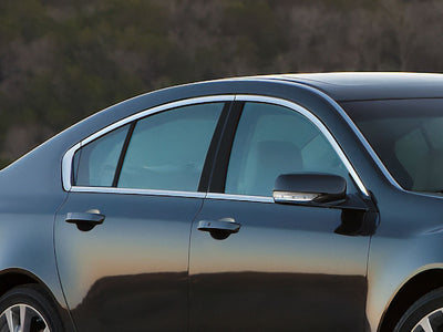 acura tl 2009-2014 Matte Black Pillar Cover Diagram