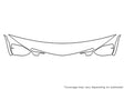 tlx 3M Clear Bra Hood Precut PPF Diagram