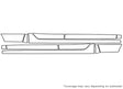 tlx 3M Clear Bra Door Splash Precut PPF Diagram